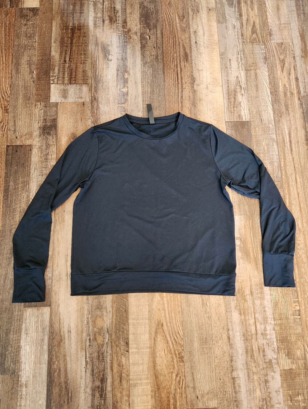 Lukka Lux Long Sleeve Black Top Size Medium